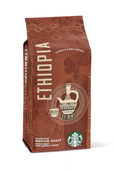 دانه قهوه استارباکس ETHIOPIA اتیوپی 250 گرمی