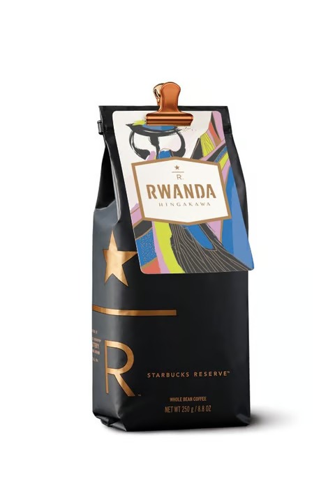 دانه قهوه کمیاب استارباکس Rwanda Hingakawa وزن 250 گرم